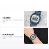 Casio Серия DIGITAL - Квадратный Модный Тренд Спортивные Кварцевые Часы Ремешок из Смолы Японские и Корейские Часы Мужские Часы Серый Циферблат W-218HC-2AV