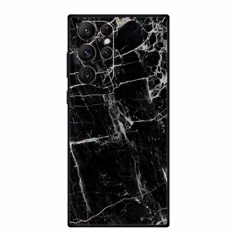 For Samsung S23 Ultra Phone Case Cover S23Ultra Black Silicone Soft Back Case For Samsung Galaxy S22 S23 Ultra Case S 23 Ultra