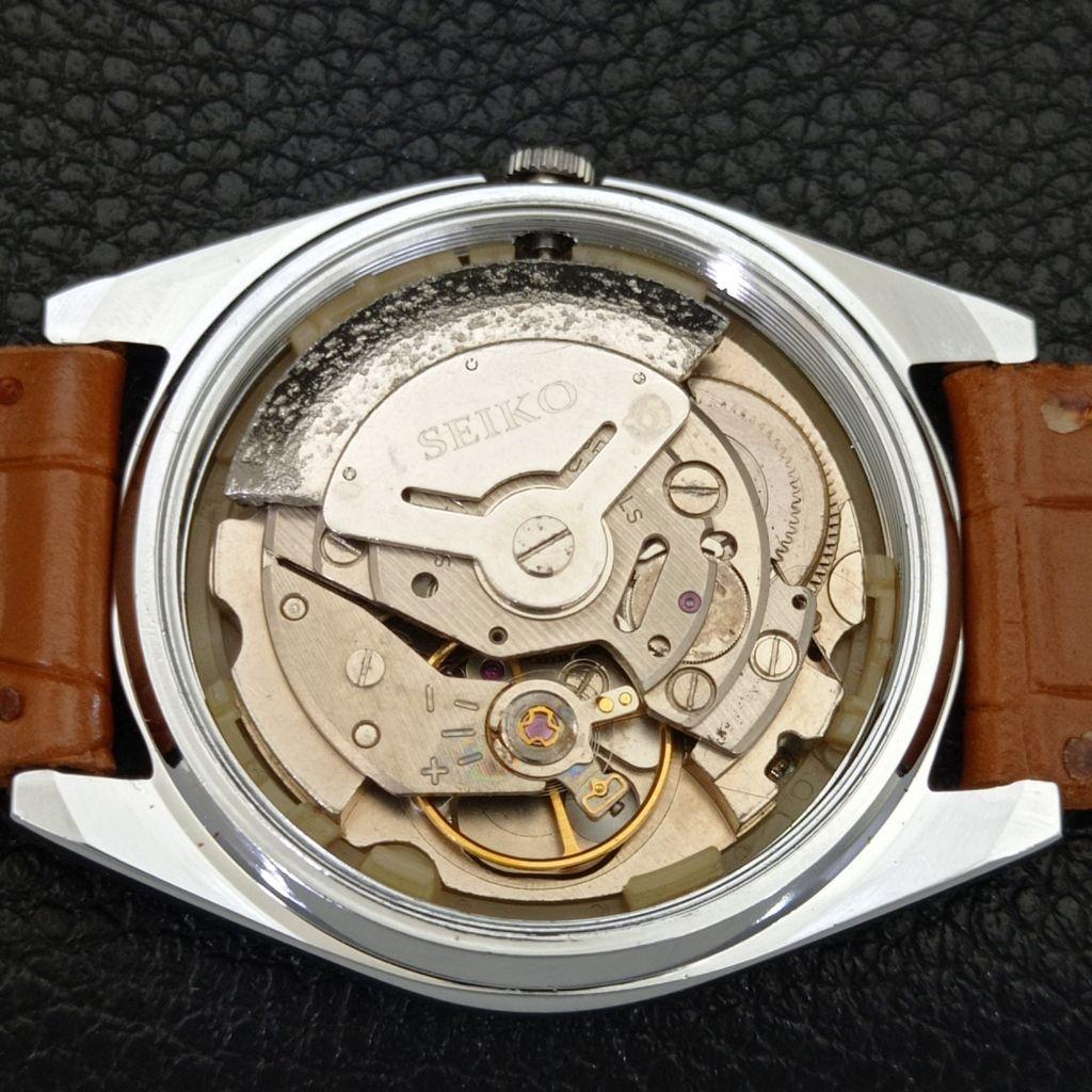 ВИНТАЖНЫЕ АВТОМАТИЧЕСКИЕ SEIKO 6309A ОТРЕСТАВРИРОВАННЫЕ ЯПОНСКИЕ МУЖСКИЕ ЧАСЫ С СЕРЕБРИСТЫМ ЦИФЕРБЛАТОМ a701691-5 R206c-a701691