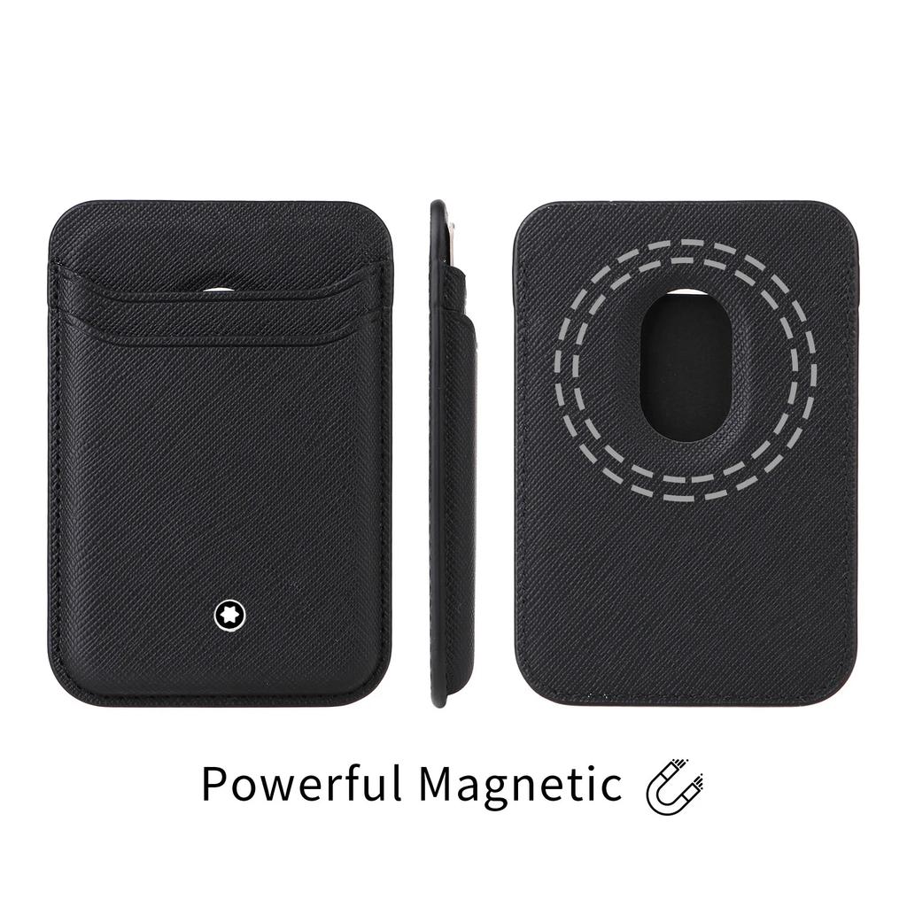 Сильный МагнитныйСильный Магнитный для IPhone 17 16 15 14 13 12 Pro Max Для Кошелька Magsafe Карманный Слот для Карты из Углеродного Волокна