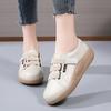 Round Toe Women Shoes Increased Shoes for Women Spring and Autumn Flat Casual Sneakers Woman Single Shoe Luxury Leather Loafers