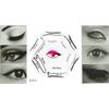 Makeup Stencil Kit With Adjustable Eye Liner And Brow Guides For Precise Application