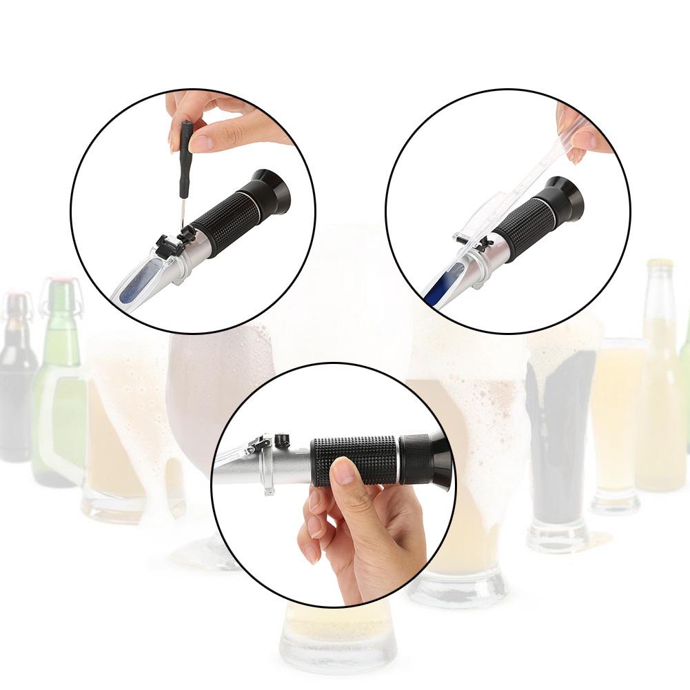1.000 1.130 Wort Specific Gravity Refractometer Beer Fruit Juice Wine Sugar Test