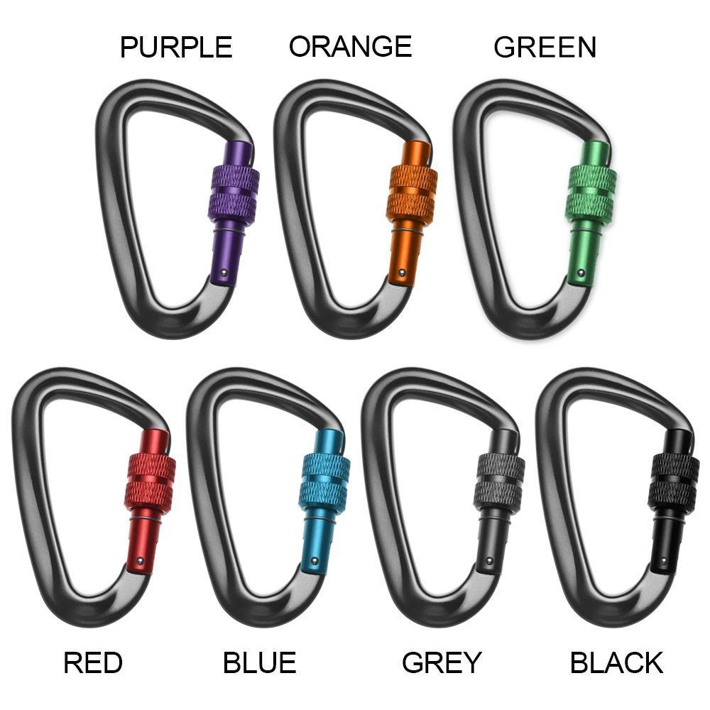 Снаряжение Оттяжки Замок Безопасность Страховочные Замки Профессиональная Пряжка для Альпинизма Альпинистский Карабин
