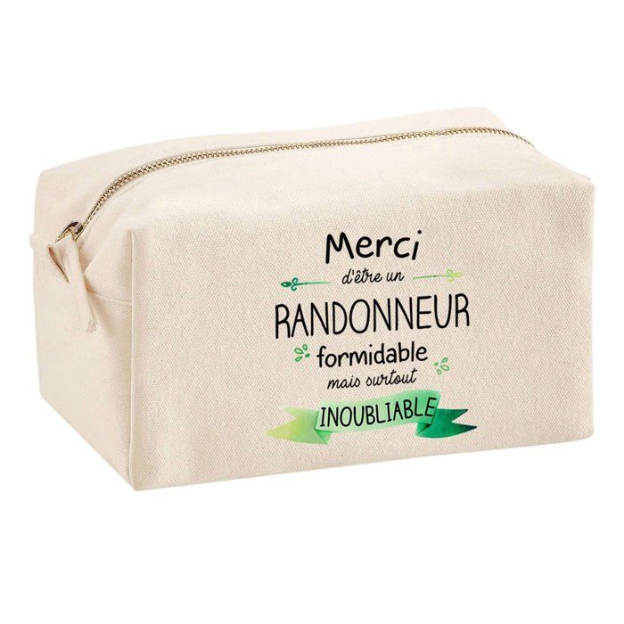 Trousse multifonction Merci Randonneur Inoubliable Homme Cadeau Collègue Remerciement Idée | Trousse Scolaire Fournitures Bureau