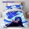 Naruto Laughing Pose Bedding Set Anime Duvet Cover Polyester Soft Bed Linen Set -QJY