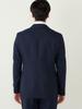 Ships Colors CANONICO Suit Jacket, Solid Color, Men's, Navy, Size 46, 217000007