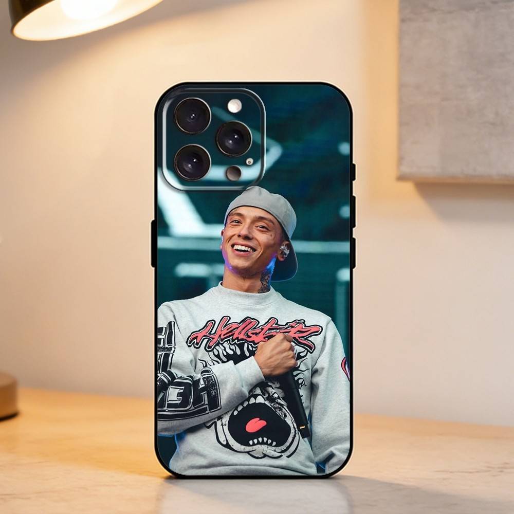 R-Rapper C-Central Cee Чехол для телефона для iPhone 17,16,15,14,13,12,11 Plus,Pro Max,XS,Мягкий силиконовый черный чехол
