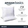 Amazon Basics Pillow, Down Alternative, Machine Washable, Large, 2-Pack, 51 x 66 cm, White
