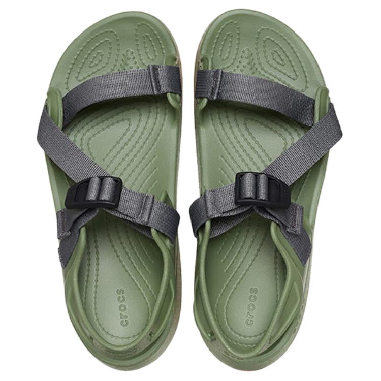 Crocs Универсальные повседневные пляжные сандалии Zong Ye, унисекс, зеленые 212711-2CP