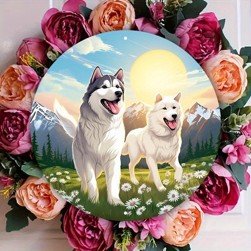 D Flat D Flat pc Bathroom Quote XRound Aluminum Sign German Text Round Aluminum Sign Restroom Sign Metal Tin Sign