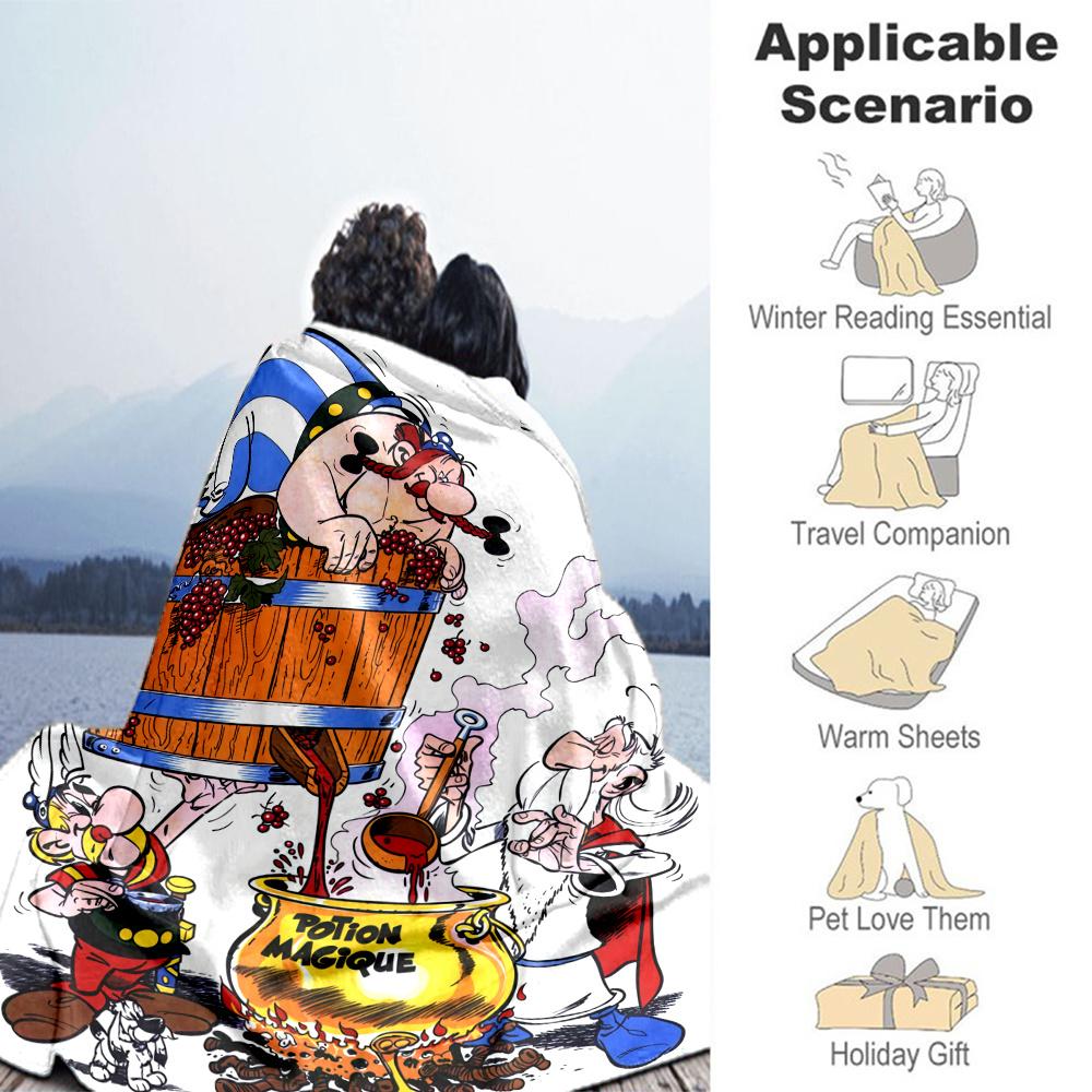 Asterix Blanket, High quality Comfortable for All Seasons, Home Decor, Warmth and Comfort