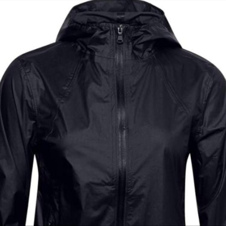 (WMNS) Under Armour Impasse Rain Shell Jacket Black Women's 1350952-001