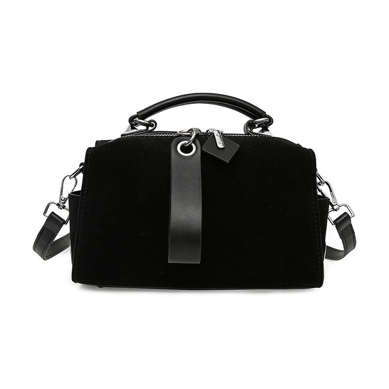 Genuine Leather Boston Bag for Women, 2026 Small Square Crossbody Purse, Soft Vegetable-Tanned Leather Shoulder Handbag