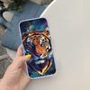CJ7 Animal Tiger Soft Shell Transparent Phone Case for Samsung Galaxy A04 A04S A14 A23 A34 A54 M23 M33 M52 M53