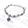 Women's Ocean Heart Crystal Bracelet - Fashionable Jewelry for Girls