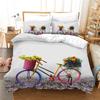 New Bedding Set Print Modern Simple Series Home Textile Bedclothes Microfiber Fabric Beddings Cute Single 140x210cm BedCover