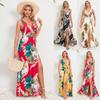 2025 New Fashion Trend Dresses Spring Summer Printed Waist Dresses Fashion Women's
