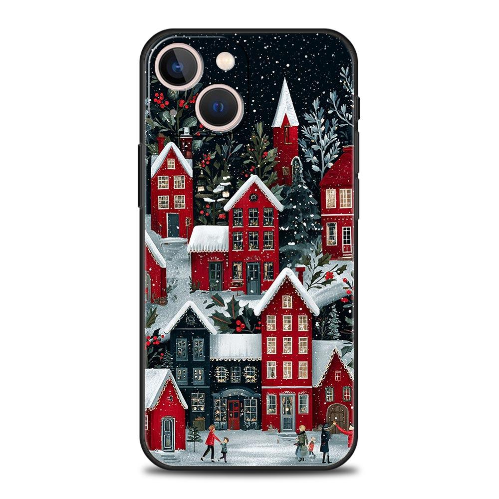 Мультяшный Рождественский Чехол Для Телефона Samsung Galaxy S26 S25 S24 S23 S22 S20 Ultra S21 FE 5G S10 Plus TPU Ударопрочный Чехол