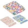 10Pcs Colorful Printed Double-Sided EVA Mini Nail Files Nail Art Sanding Grinding Manicure Tool