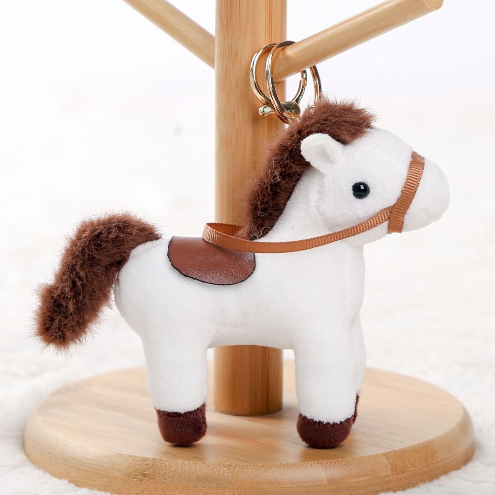 Мультяшная мягкая игрушка в китайском стиле, набитая ПП-хлопком, плюшевый брелок в виде китайской лошади, подарок на день рождения