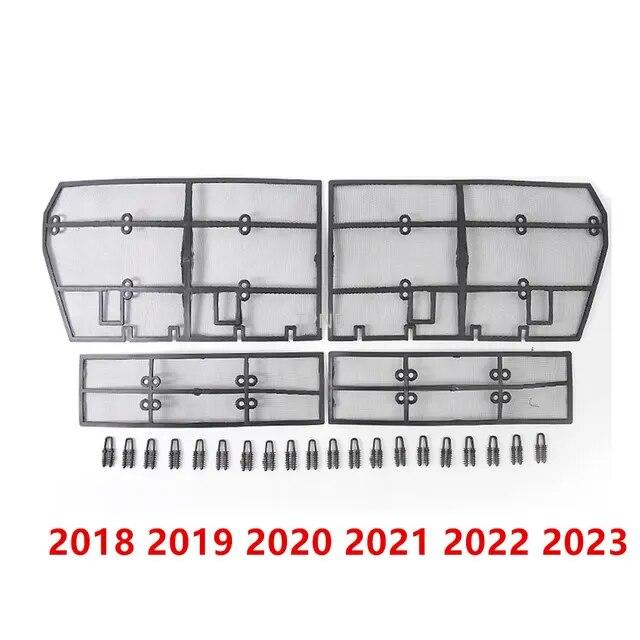 Хромированный стиль для Toyota Land Cruiser Prado 150 — сетка от насекомых, вставка в переднюю решетку, сетчатые аксессуары