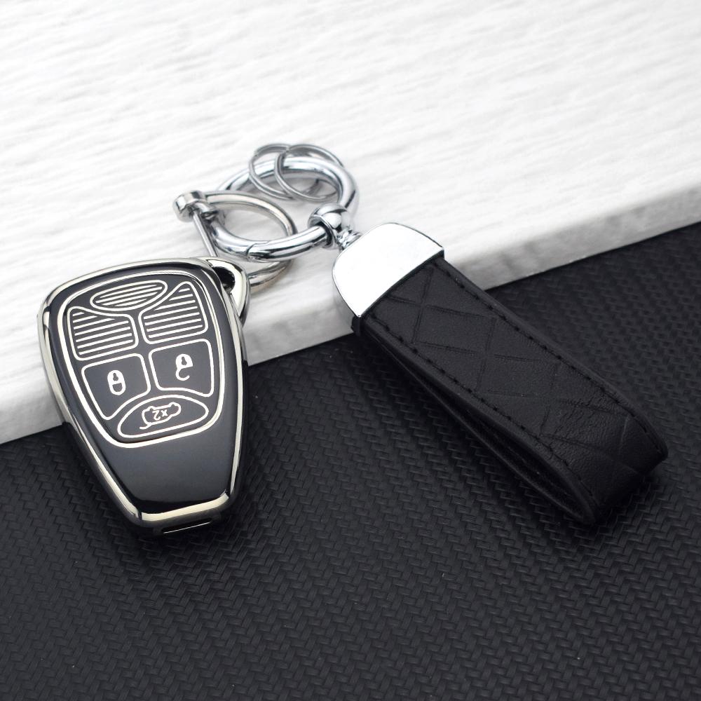 Мягкий чехол-брелок из ТПУ для Jeep Wrangler Compass Patriot Liberty Chrysler 300 Pt Dodge Jcuv Caliber Nitro Аксессуары для корпуса ключа