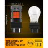 Katur 2pcs T25 3157 Led Car Light Powerful P27/7W Lamp T25 Replacement Auto Car Light Super Led DC 12V No Hyper Flash For Nissan