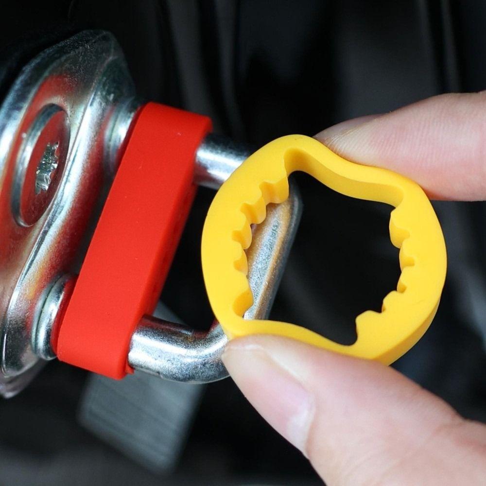 Soundproofing Car Door Lock Protectors Silicone Sound Damper Door Lock Buffer for Quieter Closing
