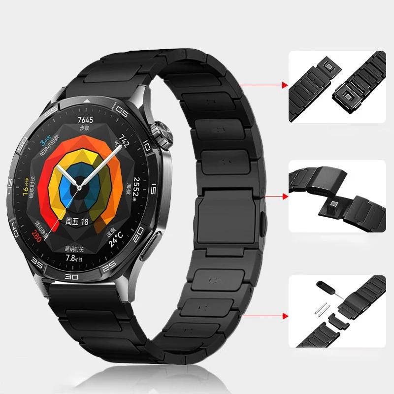 22 мм титановый металлический ремешок для Huawei Watch GT5Pro GT4/3 46 мм Ultimate с магнитной застежкой Браслет для Amazfit Balance GTR 47 мм Ремешок