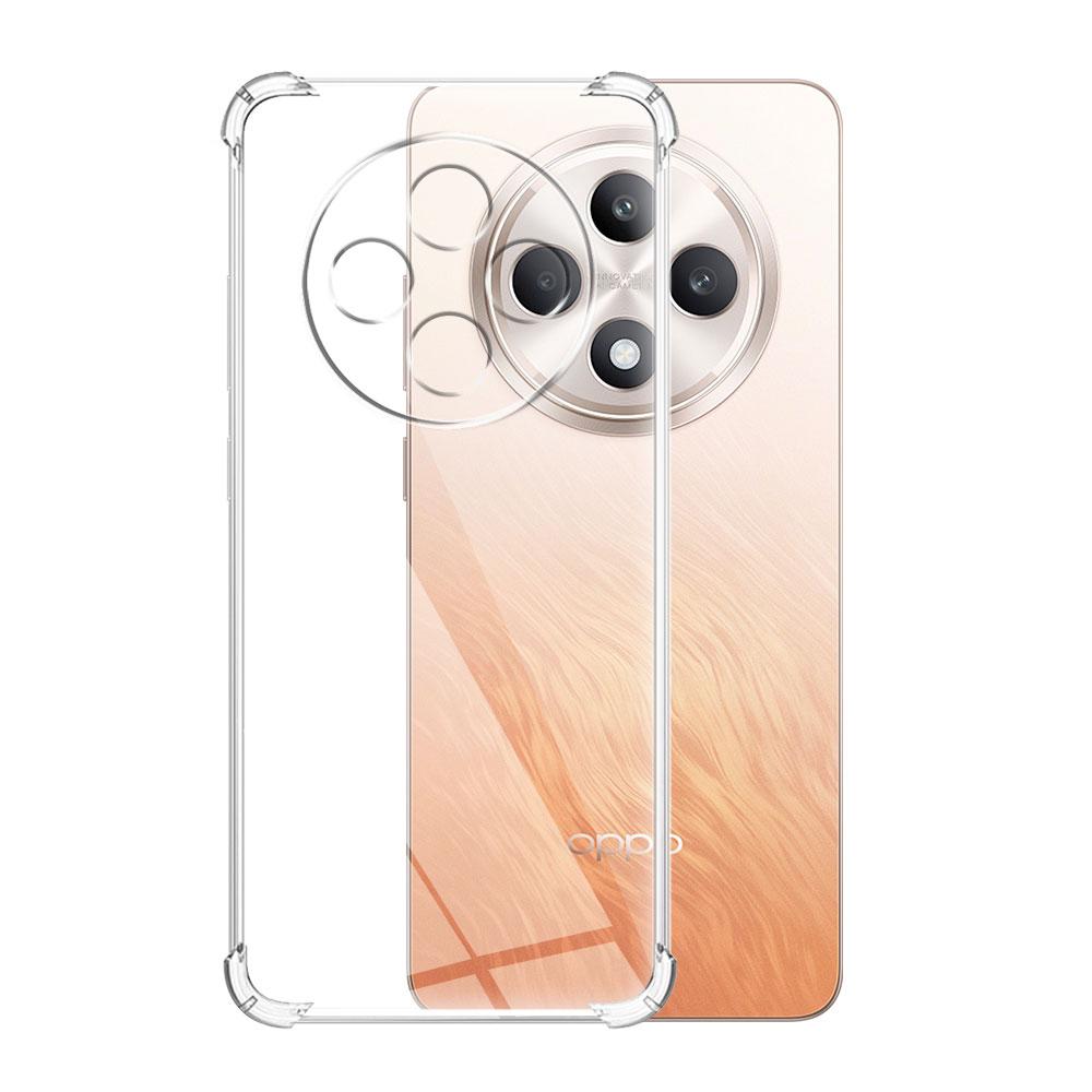 Для Oppo Reno12 F 5G CPH2637 чехол прозрачный противоударный силиконовый мягкий чехол для телефона для Oppo Reno12 F CPH2687 прозрачная защитная задняя крышка