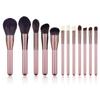 Foundation Brush, Loose Powder Brush, Eye Shadow Brush, 12 Makeup Brushes, Microcrystalline Wire Complete Makeup Set