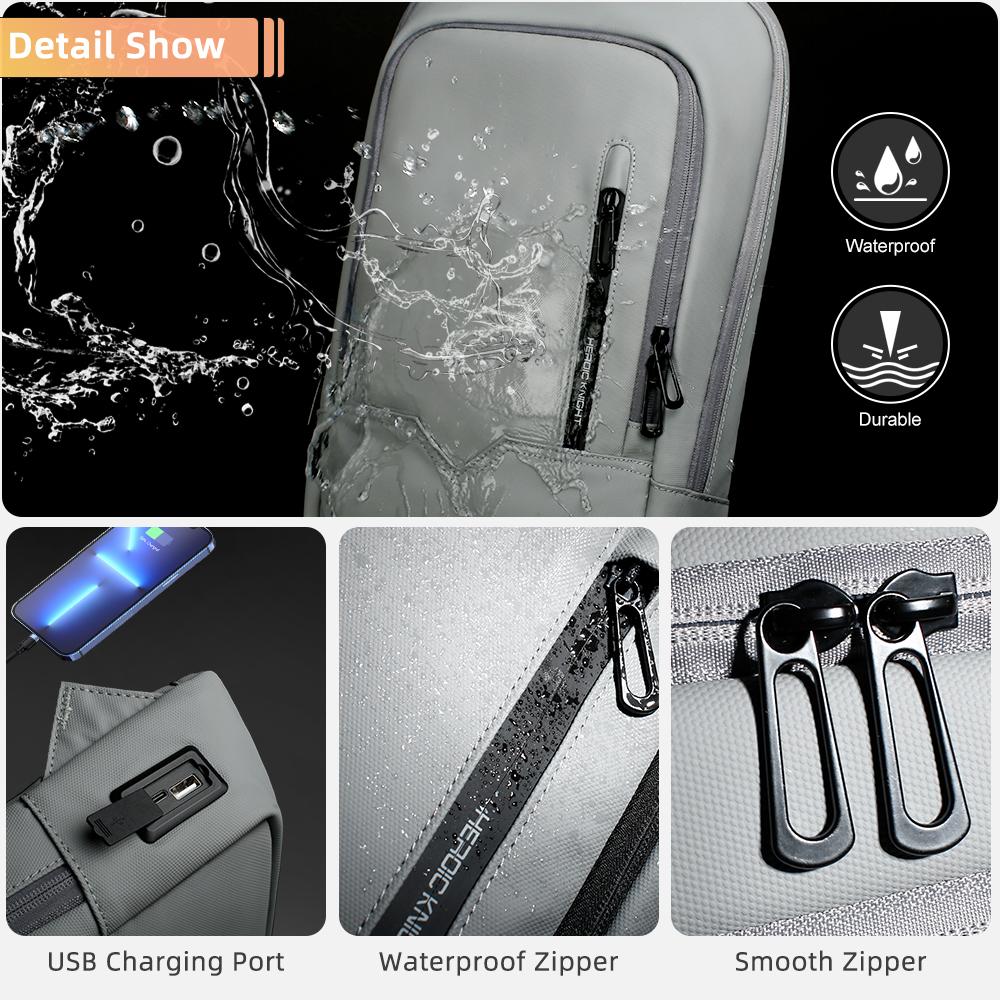 Мужской деловой рюкзак, тонкий рабочий, водонепроницаемый 14-дюймовый рюкзак для ноутбука, USB-рюкзак для путешествий, женский уличный школьный рюкзак, черный