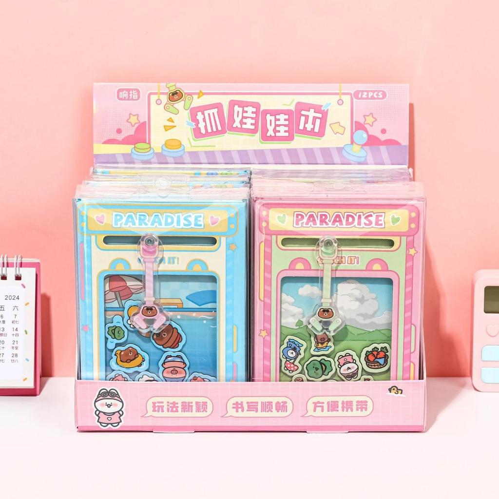 Цветная внутренняя страница Capybara Notebook Doll Claw Machine Square Letter Pad Small Notepad Office