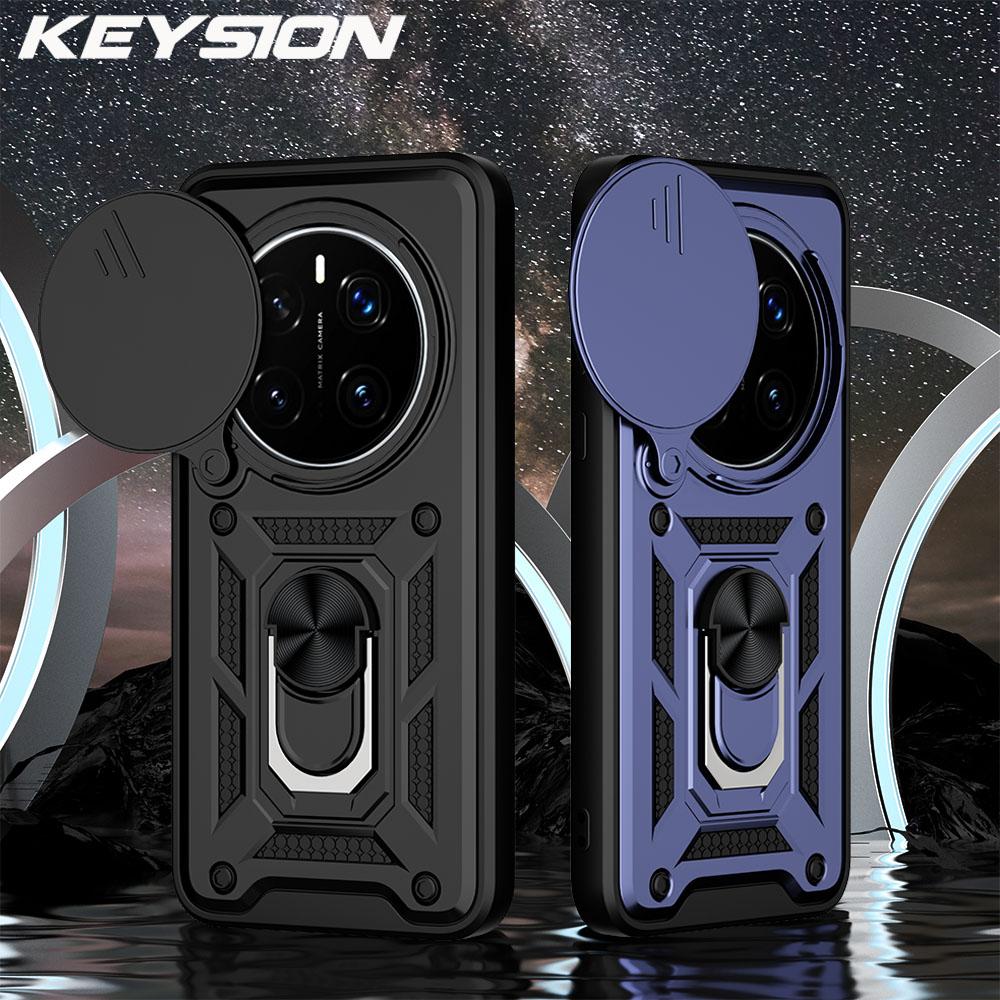 KEYSION Противоударный защитный чехол для HONOR Magic 7 Pro 5G, защитное кольцо для камеры, чехол-подставка для телефона Huawei Magic 7 Pro 5G
