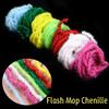 2M/Pack 8~10mm Flash Mop Chenille Fly Tying Body Material  for Mop Flies Stone Flies Caddis Nymphs Streamer Fly Fishing Flies