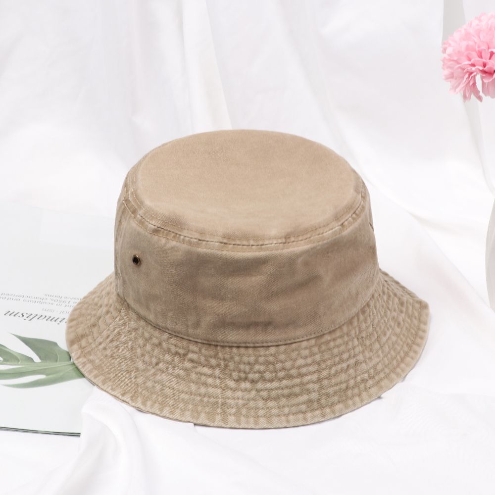 Fashion Women Men Casual Cotton Sun Hat Fisherman Cap Bucket Hat Foldable