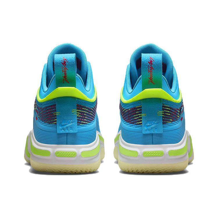 Luka Doncic x Air Jordan 36 Low Laser Blue Мужские кроссовки Electro-Purple Pink-Prime Electric-Green DN4196-430