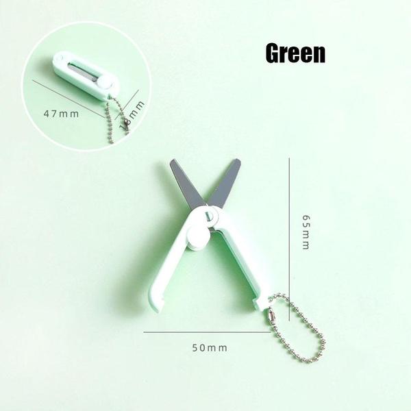 Выдвижные портативные телескопические ножницы для офисных студентов Портативные маленькие ножницы МИНИ-ножницы из нержавеющей стали Детские складные ножницы