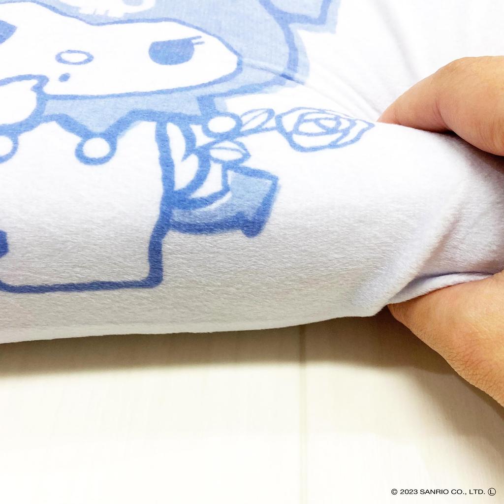 MORIPiLO Morishita подушка с эффектом памяти Sanrio Kuromi-chan пастельно-фиолетового цвета 15x31 см, поддерживающая талию, поддерживающая спину, мягкая игрушка-подушка 4621197