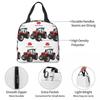 Massey Ferguson Tractor Red Tractor Insulated Lunch Bag for Women Office Cooler Thermal Food Box Tote Lunch Boxes Container