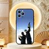 Daft P-Punk Band  Phone Case Silicone Soft For IPhone 16,17,15,11,13,12,14,Mini,Pro,Max,Plus,Air,E Black