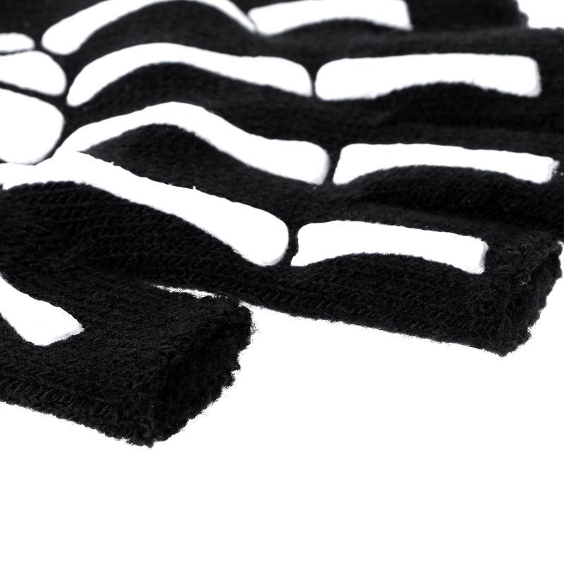 Велосипедные перчатки Детские спортивные перчатки на открытом воздухе Велосипед Половина пальца Скелет Мягкие защитные