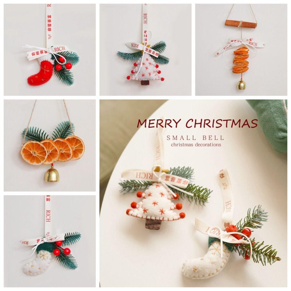 Рождественские носки Лимонные колокольчики Рождественские украшения Весёлые елочные украшения Рождественские подарки