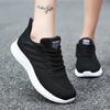New Women's Shoes Soft Sole Casual Sports Women's Shoes Breathable Single Shoes Flying Weaving Mesh Outdoor Women Running Shoe