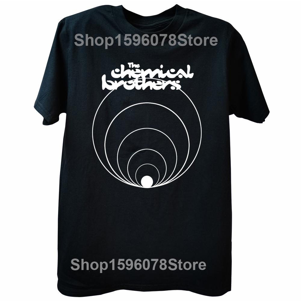 Смешные футболки The Chemical Brothers Летняя музыка Хип-хоп Графическая Уличная одежда Футболка с коротким рукавом Подарки на день рождения Мужская одежда