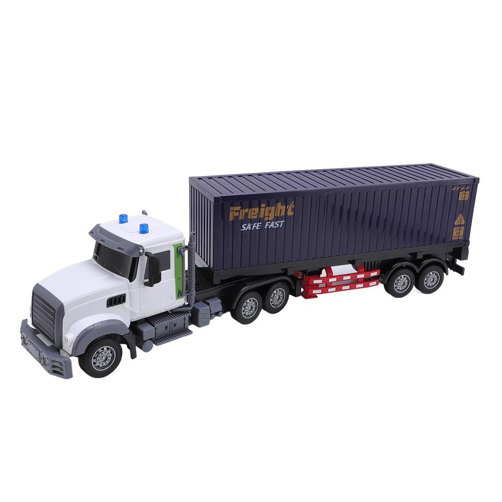 Электрический грузовик с дистанционным управлением для перевозки контейнеров, двухслойный транспортный симулятор, игрушка
