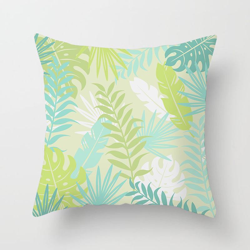 Home Supplies Cute Pastoral Cactus Print Pillow Cover Sofa Cushion Cover