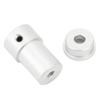 4mm Mounting Hub Universal Aluminum Alloy Motor Shaft Mounting Coupling For Omnidirectional Wheel