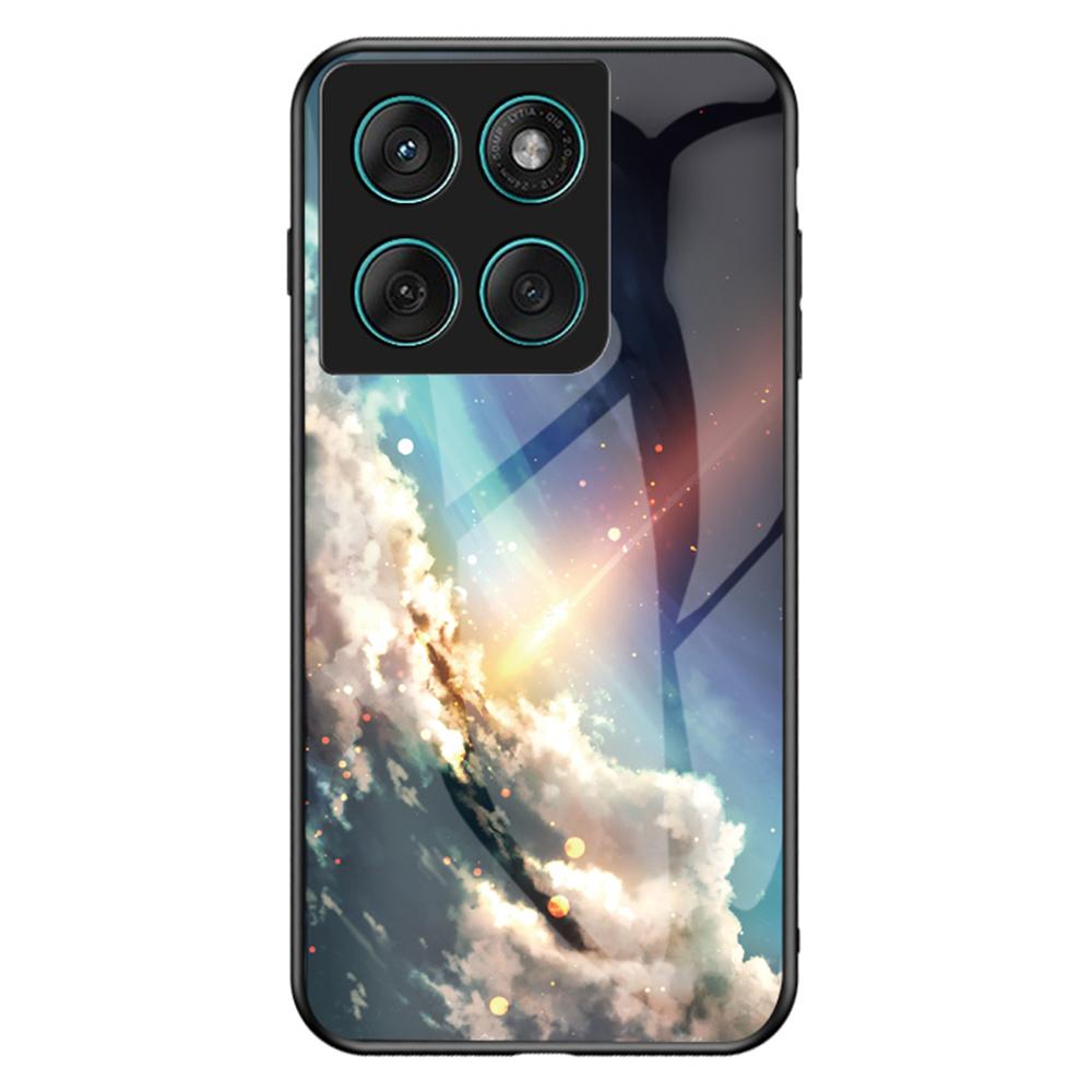 Чехол для Motorola Edge 60 Fusion 5G/Edge 60 5G с рисунком «Звездное небо», крышка для телефона из закаленного стекла